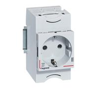 Prise ou prise 2P+T 16A 2,5 modules pour tableau électrique, 004285E