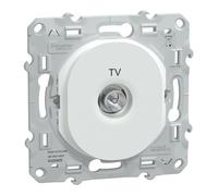 Schneider Electric Prise TV simple Ovalis Blanc S320405