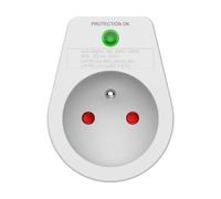 Prise parafoudre 1 sortie Type E - Protection 310J Blanc
