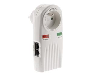 Prise parafoudre téléphone + TV Sat Ø9,52mm - Zenitech