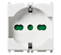VIMAR prise universel 2P + T 16 A Blanc