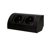PRISE POUR MEUBLES 2X2P+Z NOIRE - ON-AE-1303/B