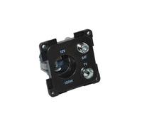 Prise Presto marron 12V Ø 21 mm + TV + Satellite CBE