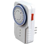 Prise Programmable Poly pool PP1407 Minuterie Quotidienne, Couleur Blanc, pour L