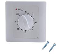 Prise Programmateur Journalier mécanique Intérieure Numérique Temps Plug 30Min Électrique Compte à Rebours Interrupteur Minuterie Commande pour Maison AC 220 V 10A Blanc