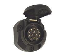 PRISE REMORQUE FEMELLE PLATISQUE 12 volts 13 PLOTS