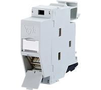 Prise réseau BTRNETCOM adapté pour montage sur rail DIN CAT 6A 270°