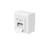 Hama Prise réseau CAT-6a 10 Gbit/s blindée 2 ports apparente/encastrée