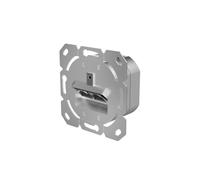 Prise réseau, CAT-6a, 10 Gbit/s, blindée, 2 ports, mont. encastré