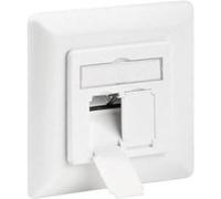 Goobay 68721 Boîtier Encastré, (UP) CAT 6a, Blanc