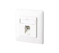 Prise réseau encastrée btrnetcom cat 6 ral 9010 up 1 port 1307371002-i