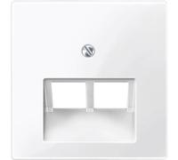 Prise réseau Merten 296119 System M, 1-M, M-Smart, M-Plan, M-Creativ blanc