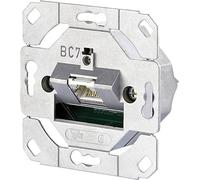 Prise réseau montage apparent (en saillie) insert CAT 6 1 port Metz Connect 1307371200-I métal