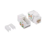 Prise réseau murale LogiLink NK4006 RJ-45 Cat.5e UTP blanc certifiée EIA/TIA 568A-5 20g