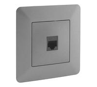 Prise rj45 complet ARTEZO, titanium