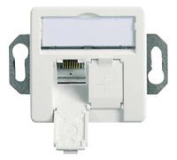 Prise réseau Telegärtner 100022957 encastré insert avec plaque centrale CAT 6a