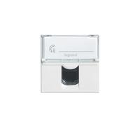 Prise RJ 45 multimédia Mosaic catégorie6 F/UTP 2 modules - blanc - 99646 - Legrand