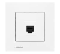 Prise RJ45 Blanc Delta Viva + Plaque Blanc