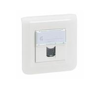 Prise RJ45 CAT 6 à vis complet Mosaic - Blanc