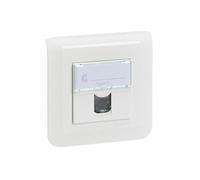 - Prise RJ45 CAT 6 à vis complet - Mosaic - blanc