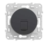 Prise RJ45 cat.6 STP - Grade 2TV min à grade 3TV - Anthracite - Odace 2011 - S540476 - Schneider