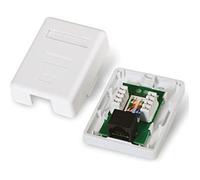 Nanocable Rosette de surface RJ45 10.21.1501 – 1 prise Cat.6 UTP – Blanc
