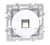 Prise RJ45 Cat6 Grade3 Square - Multimédia STP - 250V - Blanc