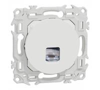 Prise RJ45 Cat6 STP grade 2TV min à grade 3TV Odace 2025 - Blanc craie SCHNEIDER