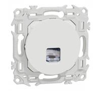 Prise RJ45 Cat6A STP grade 3TV - Odace 2025 - Blanc craie SCHNEIDER