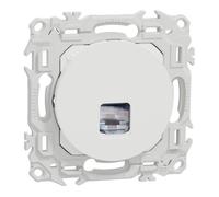 Prise RJ45 - Cat.6A STP grade 3TV - Odace - S920477 - Schneider - Blanc craie