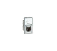 PRISE RJ45 CATEGORIE 6A STP MOSAIC 1 MODULE ALU LEGRAND 079473
