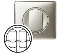 Legrand Enjoliveur Céliane pour prise double RJ45 - Titane
