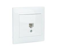 Zenitech Prise RJ45 encastrée Zyna - Blanc