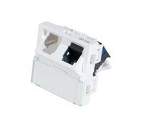 Legrand Prise double 076506 Catégorie 6 FTP inclinées à 45° Mosaic 2 modules Blanc