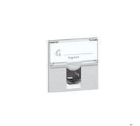 Prise RJ45 - LEGRAND - MOSAIC - Catégorie 6 - 2 modules - Blanc - Droit