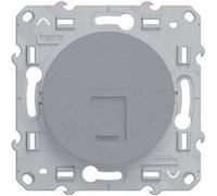 Prise rj45 Odace, aluminium