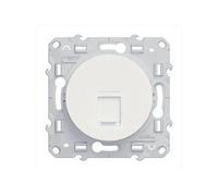 Prise rj45 Odace, blanc Blanc G