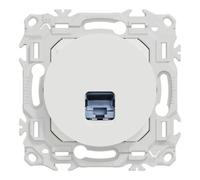 Prise RJ45 odace - Cat6A STP grade 3TV - blanc craie - SCHNEIDER - S920477