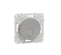 Prise RJ45 ODACE grade 3 (multimédia) STP Aluminium - SCHNEIDER ELECTRIC - S530476