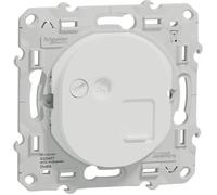 Schneider Electric Prise RJ45 Ovalis S320477 Cat6a Grade 3 (Multimédia+ longue distance) Blanc
