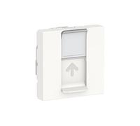 Schneider Electric - Prise RJ45 simple Unica NU341918 cat 6 FTP 2 mod Blanc méca seul