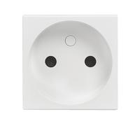 Prise sans terre 1 poste blanche Legrand Mosaic