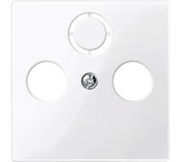 Prise Sat Merten 296719 System M, 1-m, M-smart, M-plan, M-creativ Blanc Polaire Brillant - Blanc Polaire Brillant