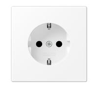 Prise SCHUKO® protection LS blanc mat (référence : JUNG LS1520KIWWM)