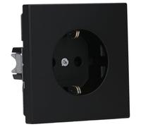 Prise SCHUKO® protection LS noir mat (référence : JUNG LS1520KISWM)