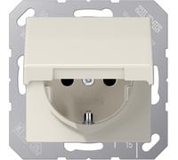 Prise SCHUKO® SAFETY+ couvercle rabattable Jung AS 1520 BFKIKL blanc