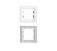 Prise Schuko, variateur, interrupteur, interrupteur, TV SAT, VDE ((23) - Cadre 1 compartiment