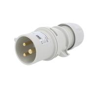 Prise secteur AC, mâle homme, 16A/50VAC, IP44 013-1