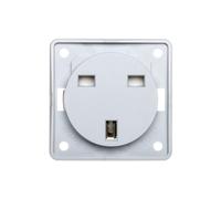 Prise simple 16A Standard Integro Flow 0962622506 avec/u