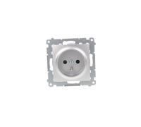 Prise simple avec terre 16A IP20 Simon 54 DGZ1CZ.01/43